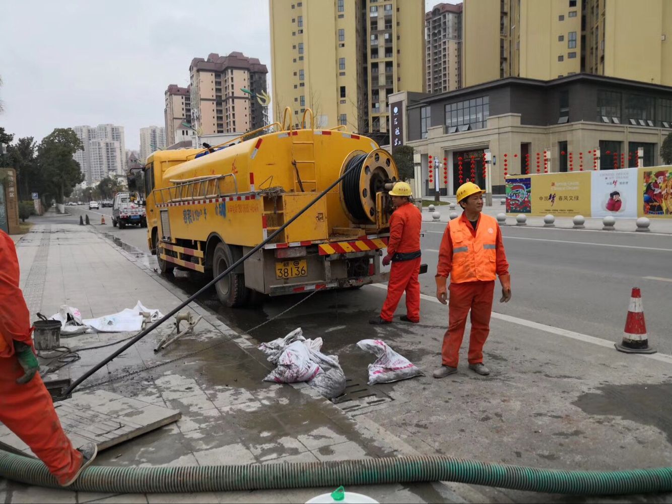 策勒排污管道清淤-管道清洗
